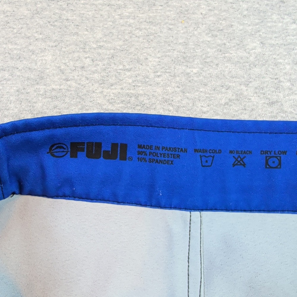 Fuji BJJ Jiu Jitsu Fanatics Grappling Fight Shorts Black Blue Mens Size 30 - Picture 8 of 8